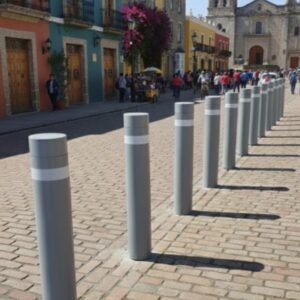 bolardo metálico para control de acceso en Veracruz