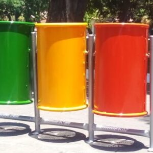 contenedor de residuos para espacios públicos